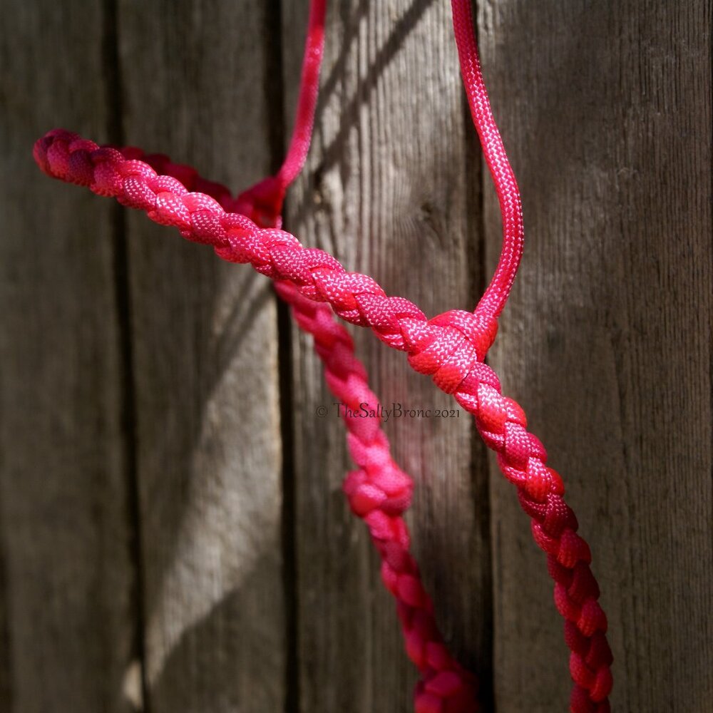 Braided Paracord Adjustable Western Horse Training Cavesson/Caveson Noseband